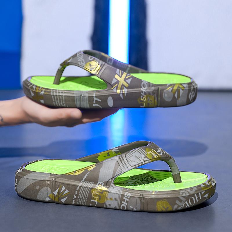 39-45 Antiskid Flip Flops in House Slippers Man Summer Slippers Sandals Mens Slippers Outdoor Beach Shoes for Boy Free Shipping