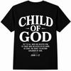 Child of God John 1 12 Bible Verse Christian Faith Religious Gift T Shirt