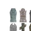 17”Halloween Foam Graveyard Tombstones 6x Different Styles