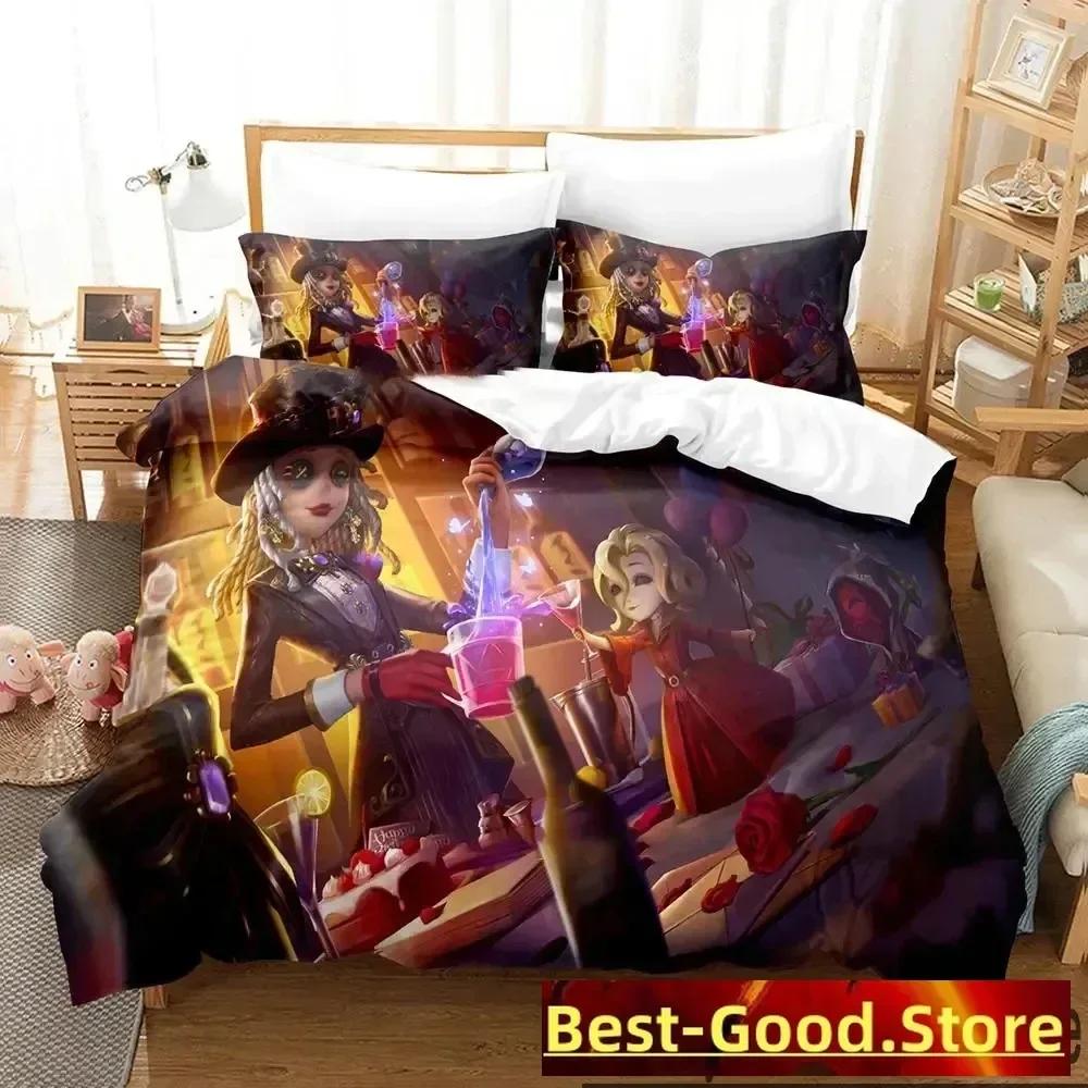 Game Identity V Anime Bedding Set Boys Girls Twin Queen King Size Duvet Cover Pillowcase Bed Boys Adult Home Textileextile