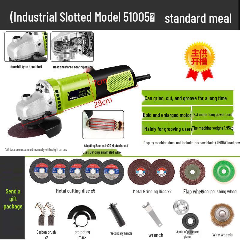 Adjustable Speed High-Power Electric Grinder and Polisher