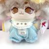 Yellow and Overalls Set for 10cm Plush Kigurumi Otaku Doll Kpopdoll Costume Hat, Bib, T-Shirt, Toy, Accessories, Activities, Mascot, [Used]
