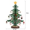 Wooden Material Christmas Tree Ornament Stereo Structure Christmas Decoration  Home