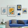 Henri Matisse Abstract Canvas Art Posters Nordic Vase Flower Decoration Paintings Print Picture for Living Room Blue Home Decor
