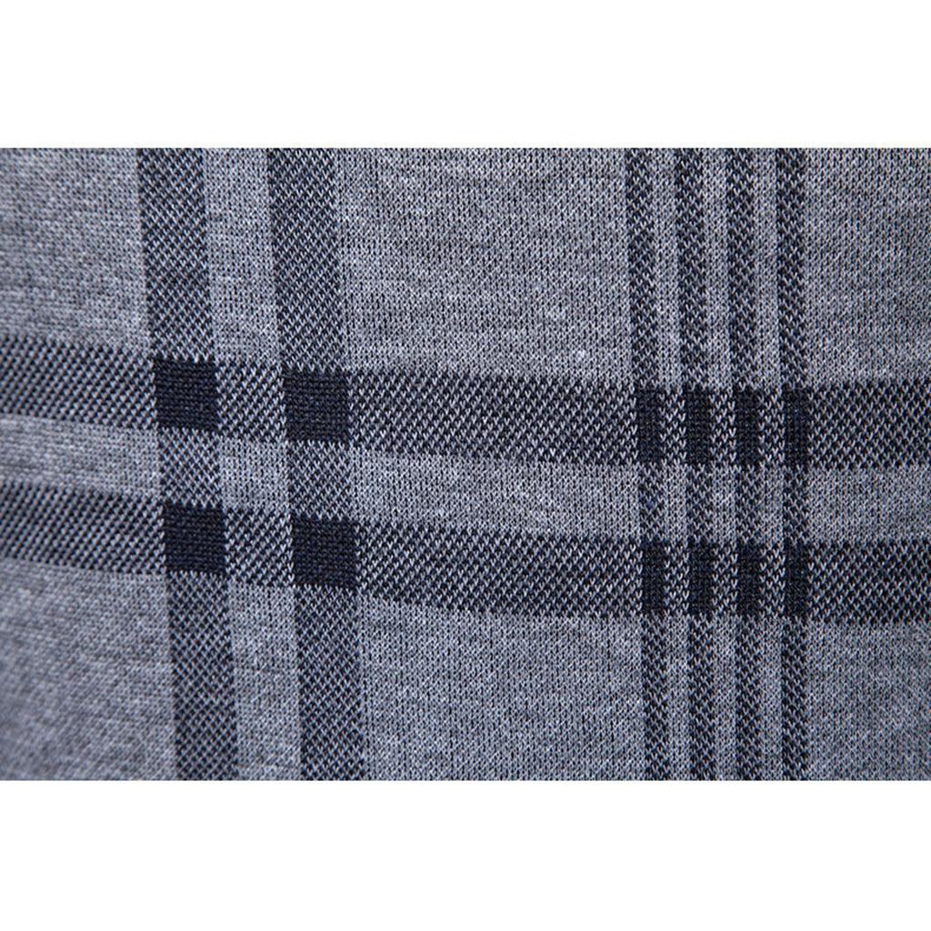 Pánská zimní kostkovaná vesta s fleecovou podšívkou, pulovr, volná pánská bezrukávová svetrová vesta