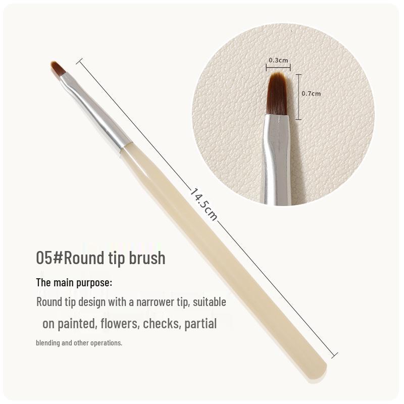 Nail Art Pen for Line Drawing, French Ombre, Gradient, Dotting, and Floral Designs – Light Therapy Tool Brush