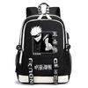 Jujutsu Kaisen Druck Schülerrucksack Lässiger Anime Tagesrucksack für Jungen Mädchen Schultasche Leicht