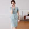 Women's Short Sleeve Professional Suit Set