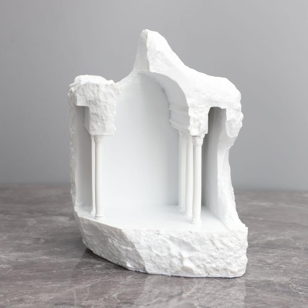 European Creative Roman Building Resin Art Ornaments Living Room TV Cabinet Model Room Porch Home Decor