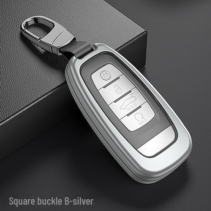 New Hongqi H5 Aluminum Alloy Car Key Case with Full Coverage