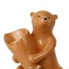 Bear Vase Hand Painted Ornament Art Centerpiece for Home Decor Desktop Wedding