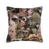 Funny Monkey Print Pillowcases  Kawaii Pillow Case For Living Room Sofa Graphic Pillow Cover