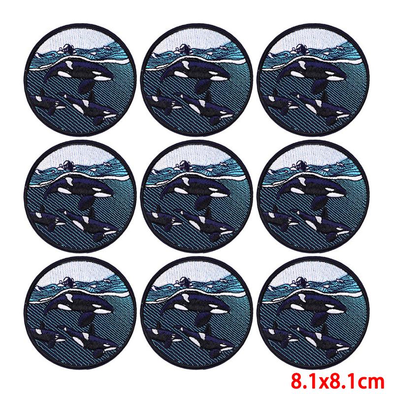 10 pezzi/lotto toppa da ricamo all'ingrosso termoadesiva sulle toppe per abbigliamento toppe su vestiti giacche decorazioni applique forniture per cucire