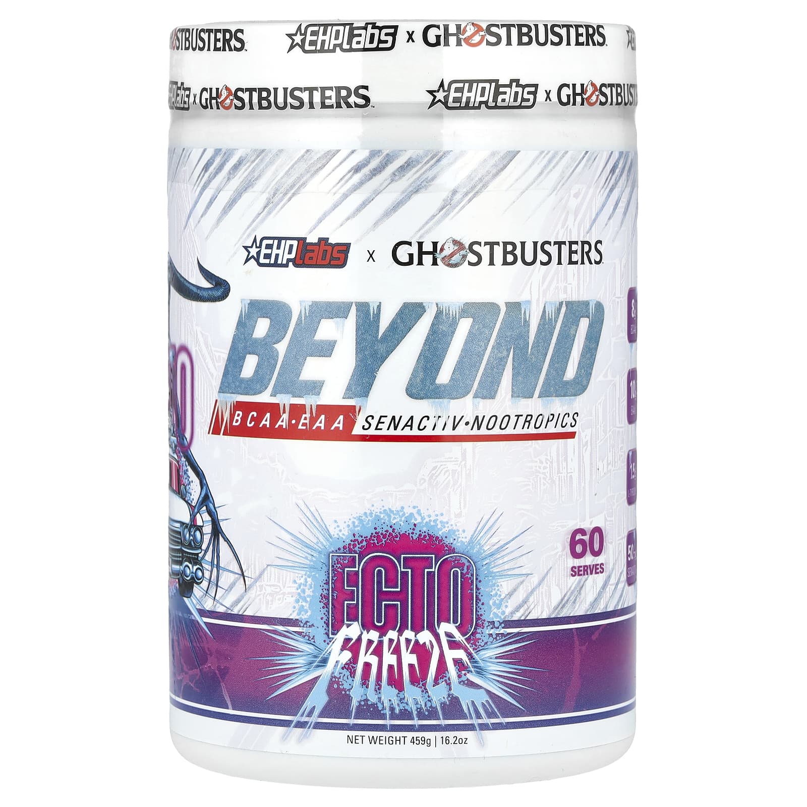 

EHPlabs, Ghostbusters, vegan, BCAA-EAA, Ecto Freeze, 459g (16.2oz)