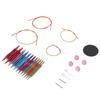 Circular Knitting Needle Set 3 To 8mm Interchangeable Assorted Colors Circular Needle Set with Storage Bag for Craft