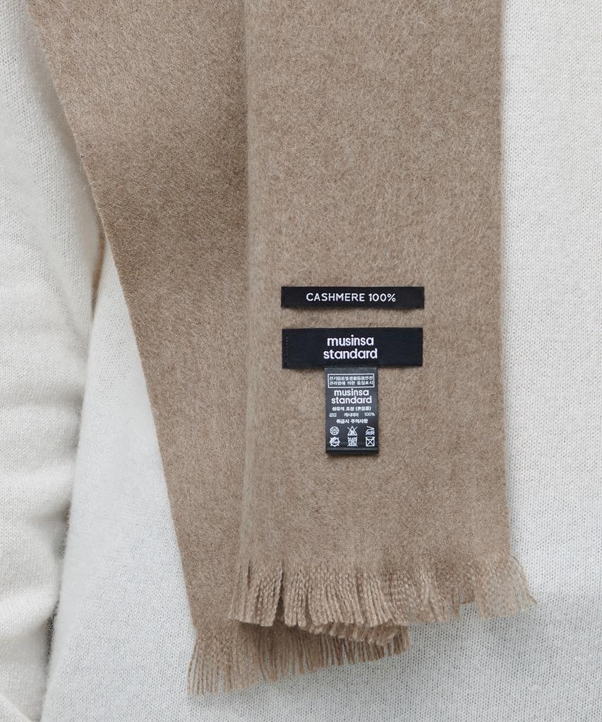 MUSINSA STANDARD 100% Cashmere Scarf [Heather Beige]