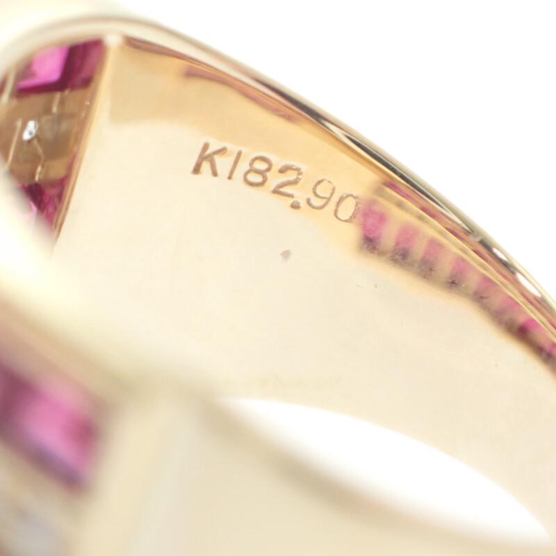 no brand  #12(JP Size) ring K18 yellow gold Women