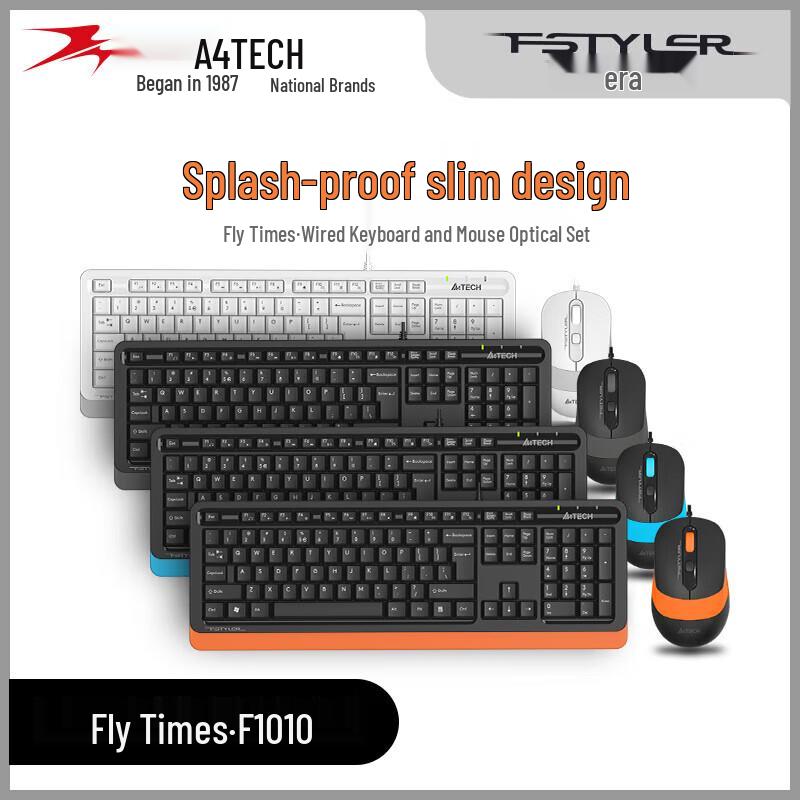 

A4TECH F1010 Wired Keyboard and Mouse Combo