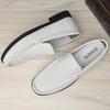 Fashion Genuine Leather Mens Shoes New Design Casual Loafers Slip-on Business Dress Shoes Comfortable Driving Footwear Classic Moccasins