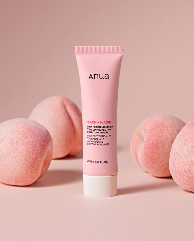Anua Peach Niacin UV Tone-Up Protection 01 Melting Peach SPF50+ PA++++ 50ml