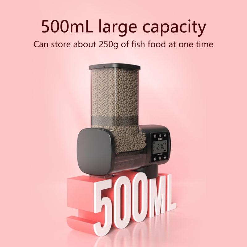 Fish Feeder Automatic Dispenser Timing Automatic Fish Feeder For Aquariums Fishtank Automatic Feeder for Travel