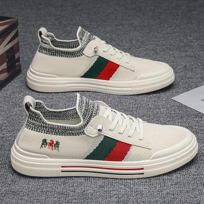 Scarpe Vulcanizzate da Uomo Scarpe Classiche Basse in Tela Scarpe Casual Traspiranti in Tela Moda Scarpe da Skateboard Allacciatura Sneakers da Uomo