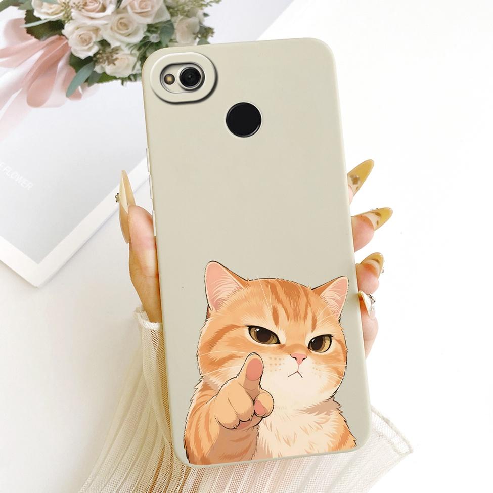 Phone Casing For Redmi 4x Cover Fashion Cartoon Cute Funny Painted Silicone Case For Xiaomi Redmi 4x