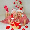 Winter Warm Stretchy Mittens Adult Christmas Cosplay Santa Full Finger Gloves Knit Gloves for Cold Weather Cycling