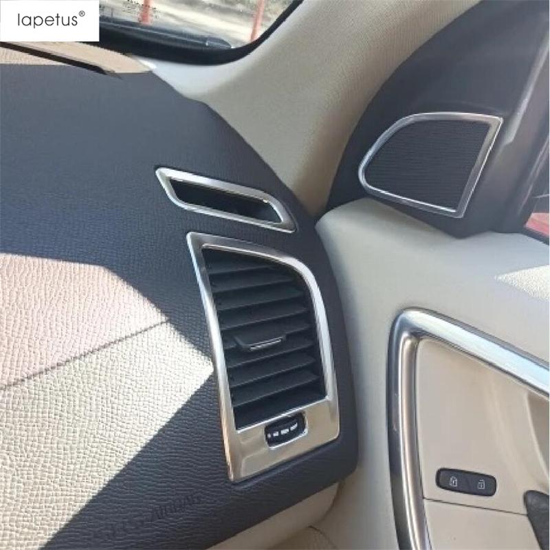 Front Pillar A Audio Tweeter Loudspeaker Sound Frame Decorative Sequ Cover Trim For VOLVO XC60 2012 - 2017 Metal Accessories