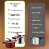 3,5L Fortykket Mikrotrykkdamper & Grøtkjele for Gass- & Induksjonskomfyrer