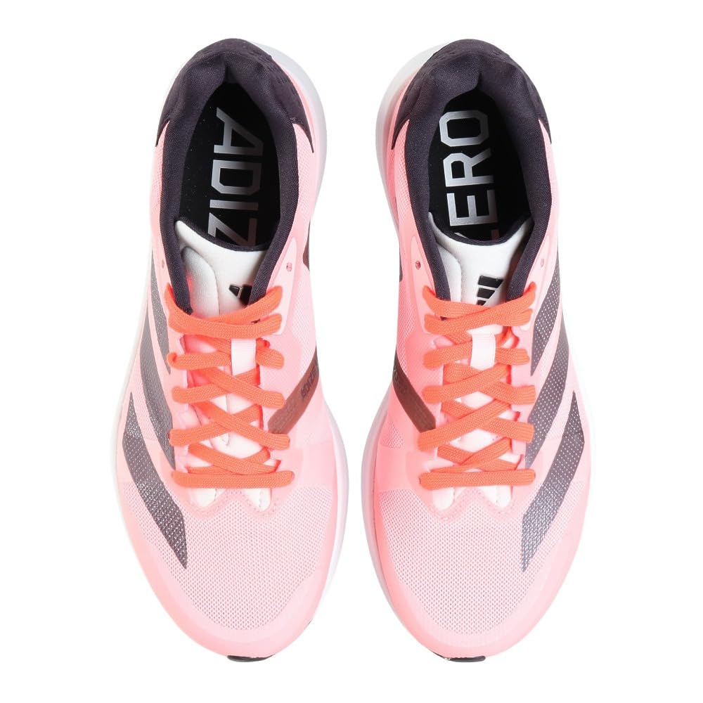 Adidas Adizero RC 4 Wide Running Pink Training Shoes for Club Activities and Marathons Size Shoes, (JH7199), Lightweight, Wide-Wing (Pink, 27.0,