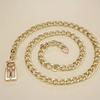 Multi Layer Punk Silver Metal Chain Belts For Women Long Tassel Waist Gold Chain Dress Belt Female Jeans Waistband Body Chain