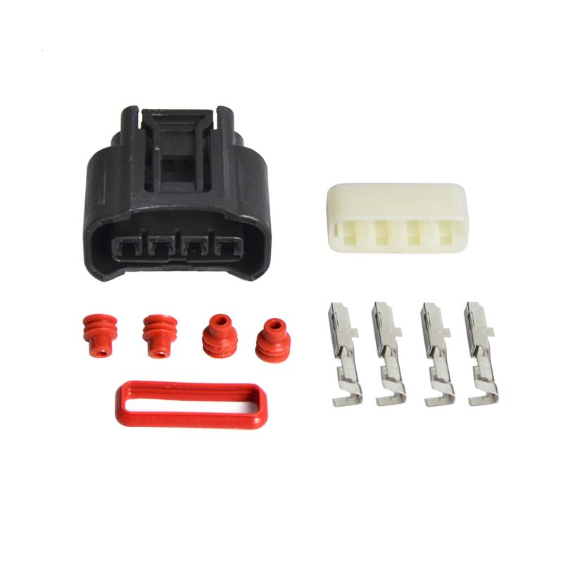 4x Ignition Coil Plug Connector Kits for Toyota Corolla NZE121 ZZE120/Altezza SXE10 GXE10/Caldina ST215, Replace for 90980-11885
