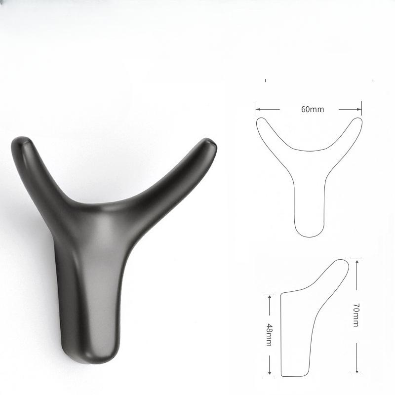 Metal Coat Hooks, Ox Horns, Clothes, Bathroom, Wardrobe, Door, Wall Hanging, Wall Hanging, Installation Hooks