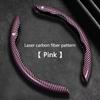 Carbon fiber Car Steering Wheel Cover Non-slip Protector Sleeves For Peugeot 207 3008 206 208 308 307 407 508 ML 2008 5008 Stickers