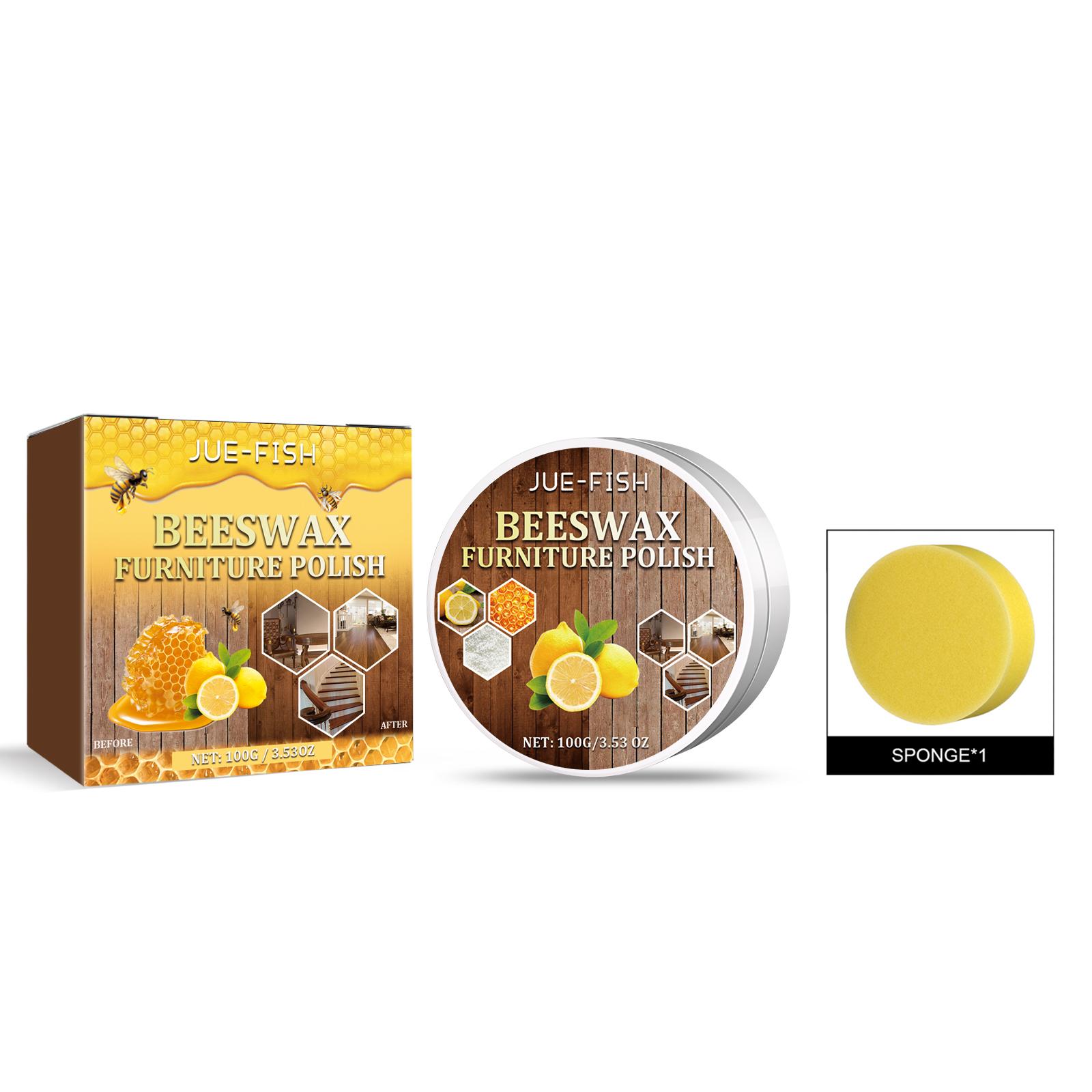 

Jue-Fish Furniture Polishing Wax 1 Set - Solid Wood Floor Polishing, Stain Removal, Maintenance and Care, Mahogany Furniture Polishing Wax