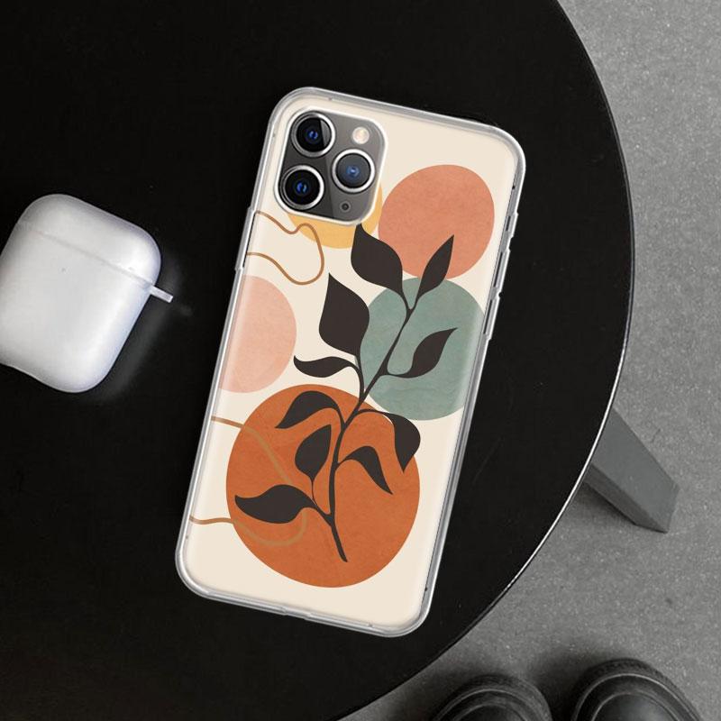 Abstract Women Face Line Phone Case Cover for iPhone 11 12 13 Mini 14 15 Plus 16 Pro Max 17 Air 7 8 + SE Art Customized Fundas 1