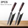 5-Inch Japanese Utility Knife Kitchen Boning Knife Stainless Steel  Full Tang Damascus Knives Sharp Japanese Knife Wood Handle