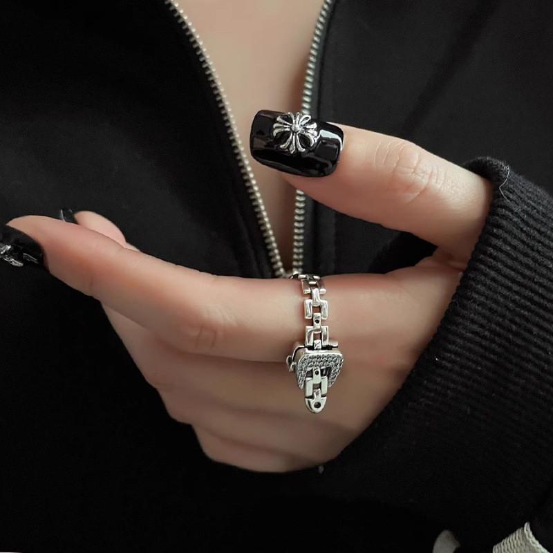 Copper Modern Ring With Full Rhinestones For Women Perfect For Casual And Wear Formal