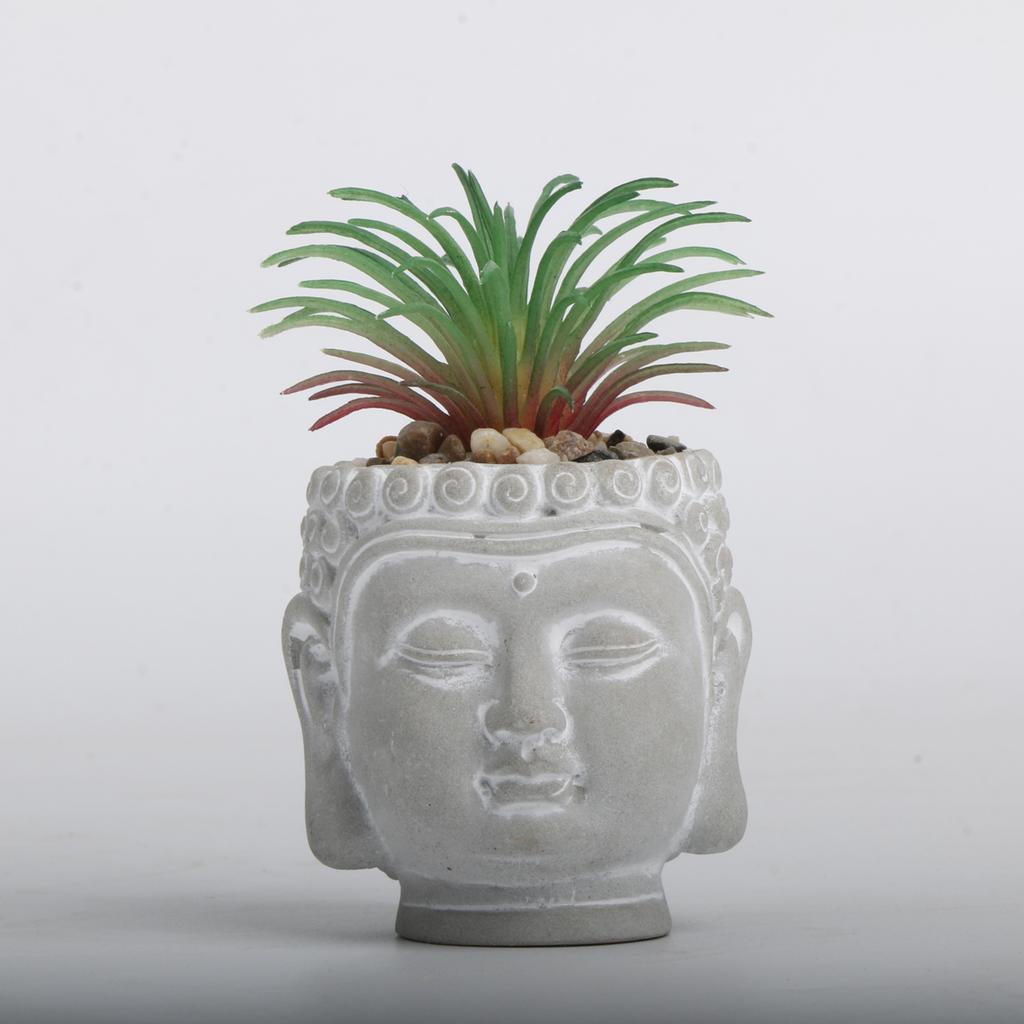 Cement Buddha Decoration, Zen Arts And Crafts Home Decoration, Fish Tank Aquarium Scenery Chinese Tea Pet Decoration, room Decor