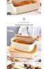Nordic Bread Box: Large Capacity with Wooden Lid & Cutting Board
