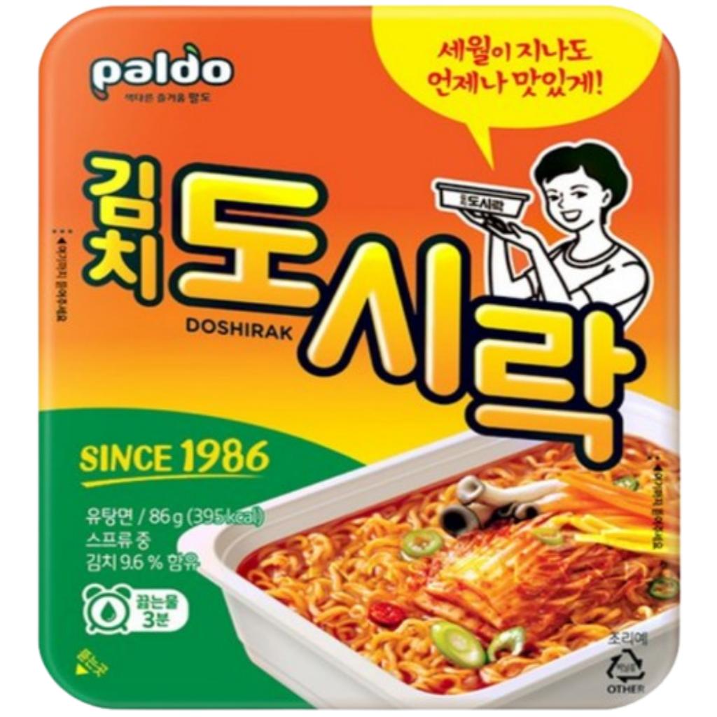 

[Paldo] Doshirak Cup Ramen 2Types Kimchi