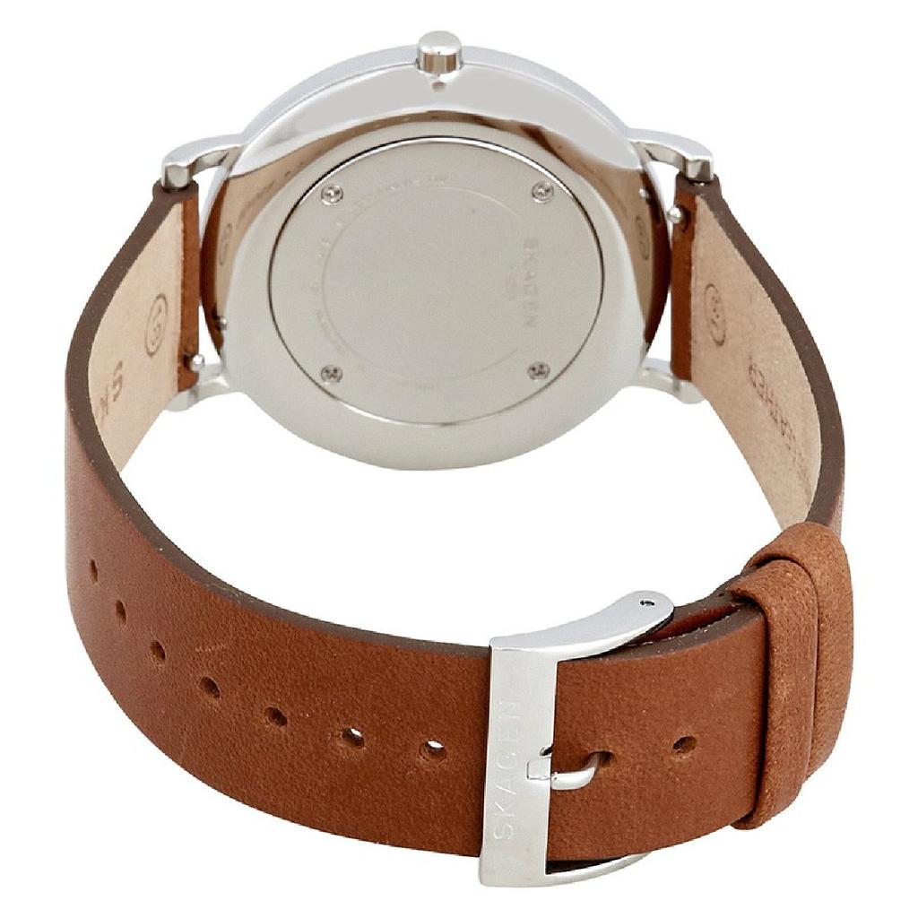 Skw6446 Hagen Leather SKW6446 Leather Analog Quartz Watch [Skagen] [Item]