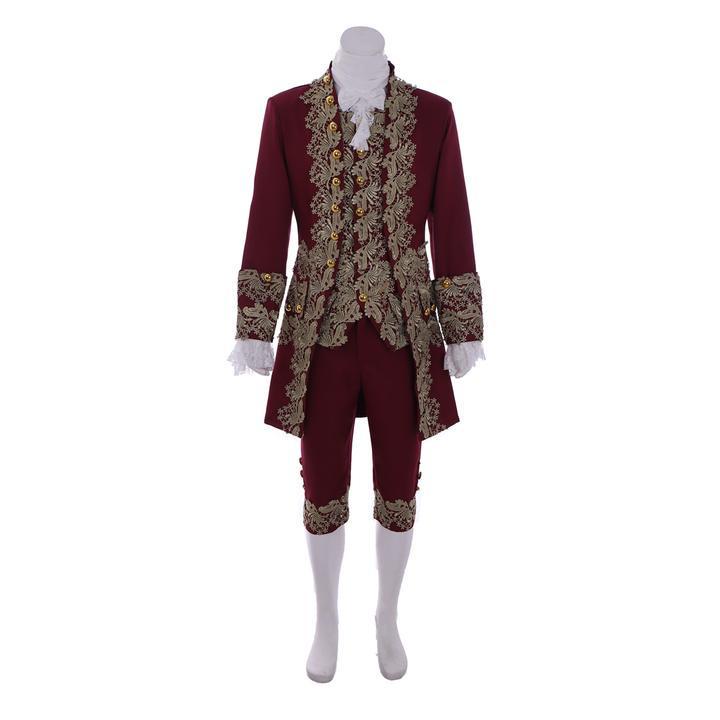 

Vintage European Royal Court Costume: Aristocratic Men s Medieval Performance Attire Medium