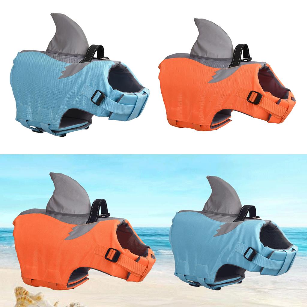 Hunde-Rettungswesten Badeanzug Hunde-Schwimmweste Verstellbarer Gürtel Schwimmhilfe Sicherheits-Badeanzug zum Schwimmen Bootfahren