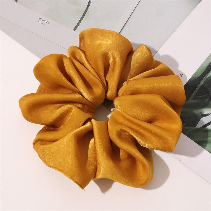 Fashion Velvet Scrunchies Women Elastic Hair Band Elegant Colorful Solid Color Large Scrunchie Girls Hair Accessories Headwear
