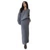  Cross-border European and American Autumn New Fashion Casual Comfortable Simple Top Waist Hip Skirt Women's Clothing