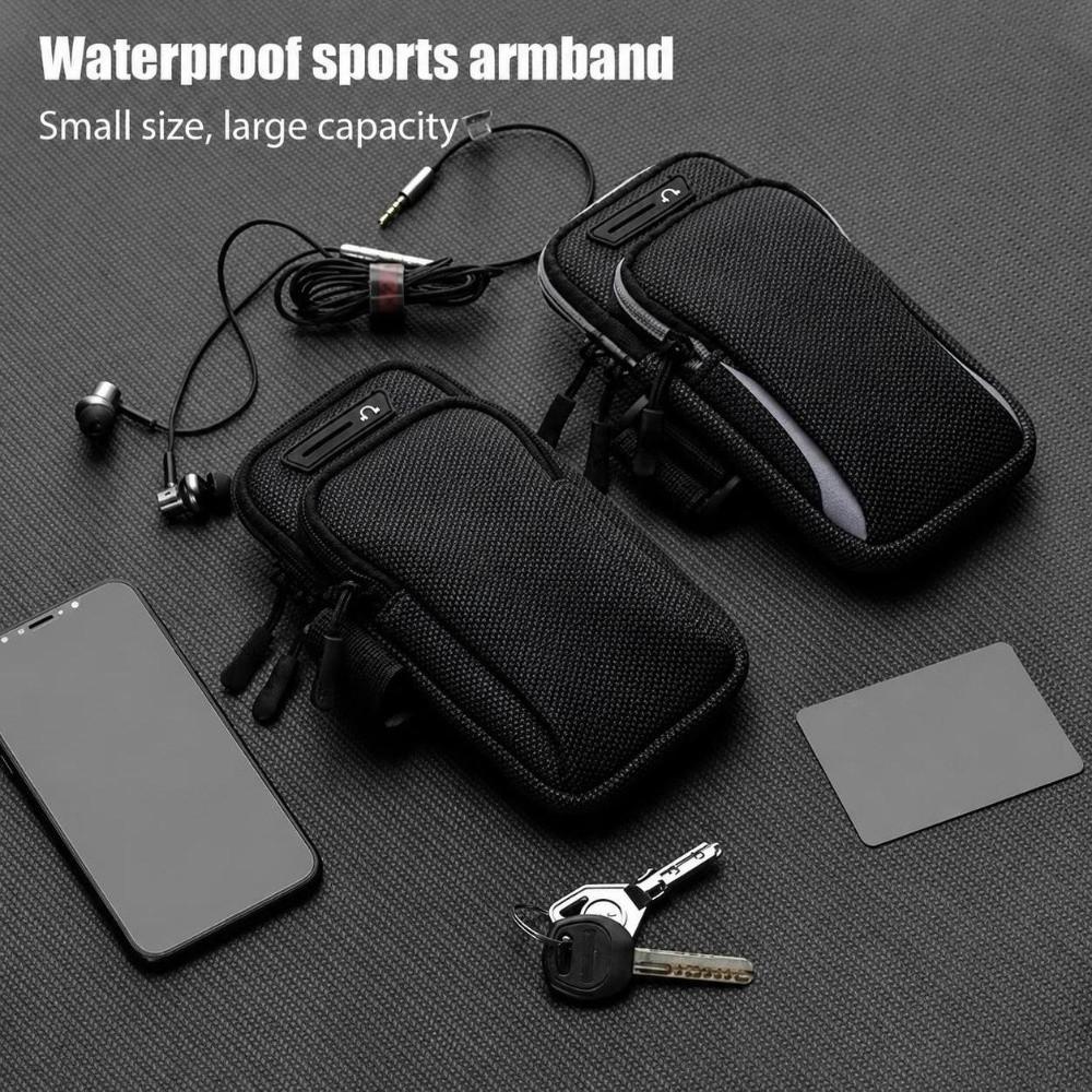Headphone Port Phone Arm Bag Breathable Mesh Sports Armband New Cell Phone Armband Jogging