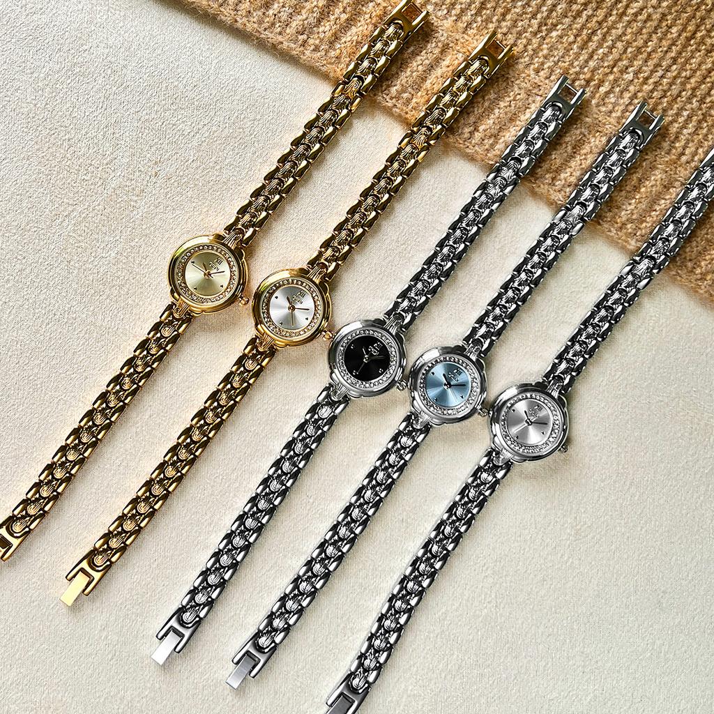 Watch Women'S Light Luxury Bracelet Watch Style High Sense Exquisite Fashion Temperament High Sense Women'S Quartz Watch