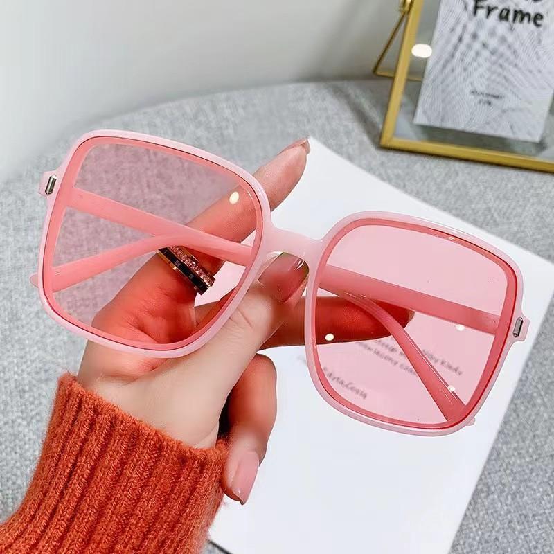 Glasses Women'S Trendy Rice Order Large Square High-End Feeling Face Small Sunglasses Uv-Proof Sunglasses
